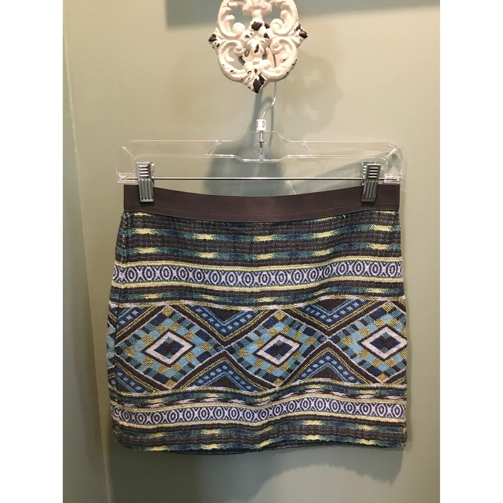 American Eagle abstract mini skirt -size 0